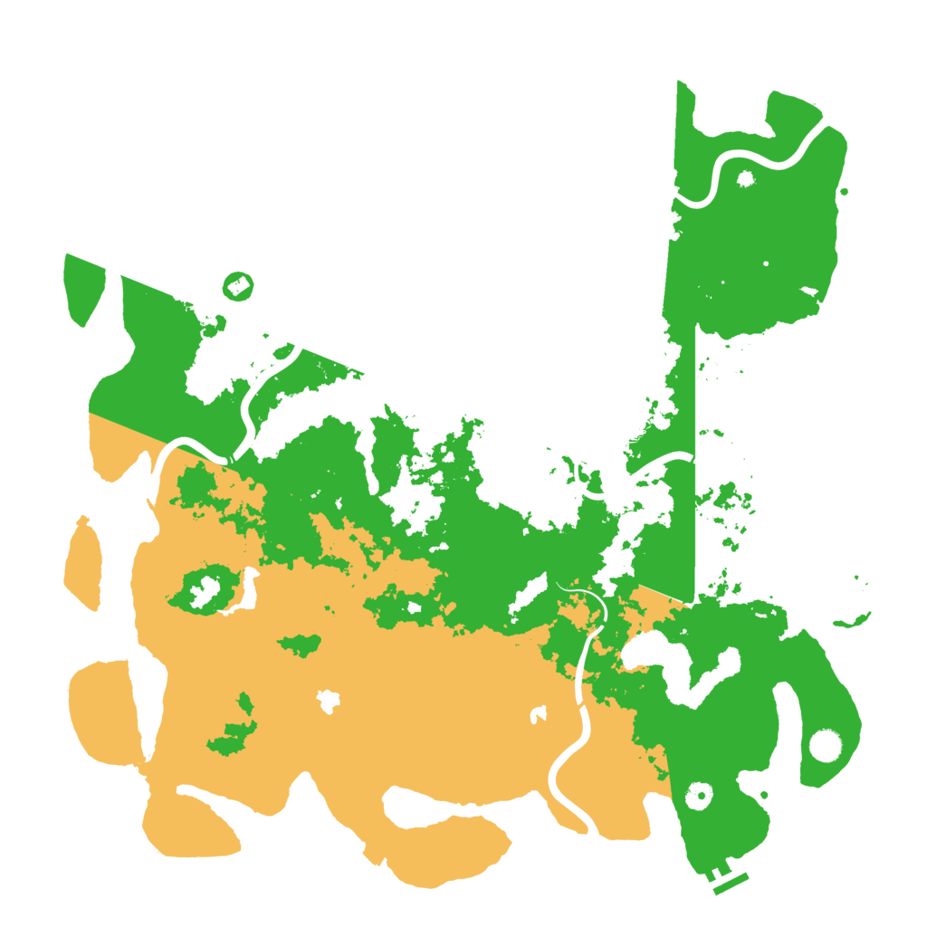 Biome Rust Map: Procedural Map, Size: 5000, Seed: 72971877