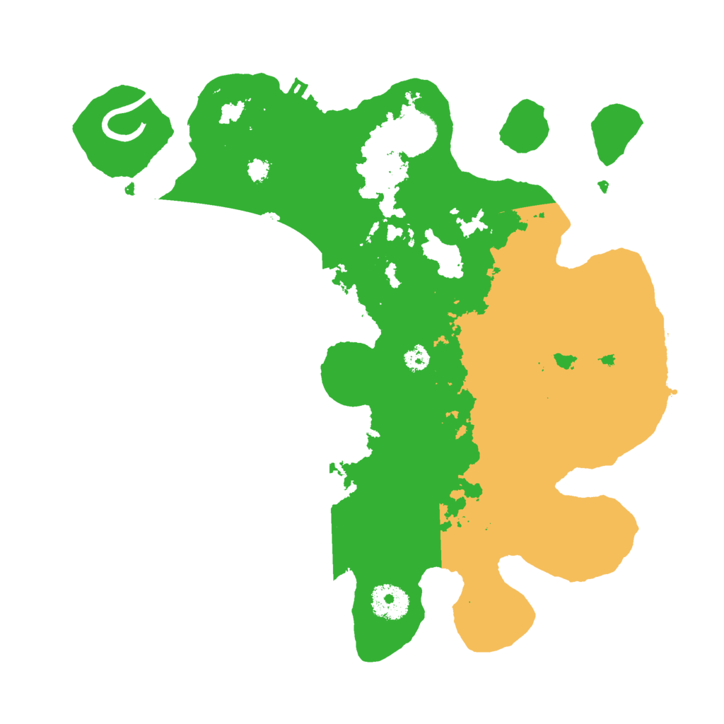 Biome Rust Map: Procedural Map, Size: 3000, Seed: 1491590838