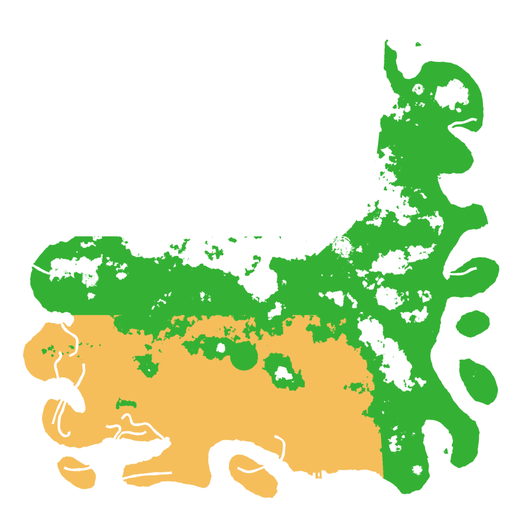 Biome Rust Map: Procedural Map, Size: 5000, Seed: 1617278834