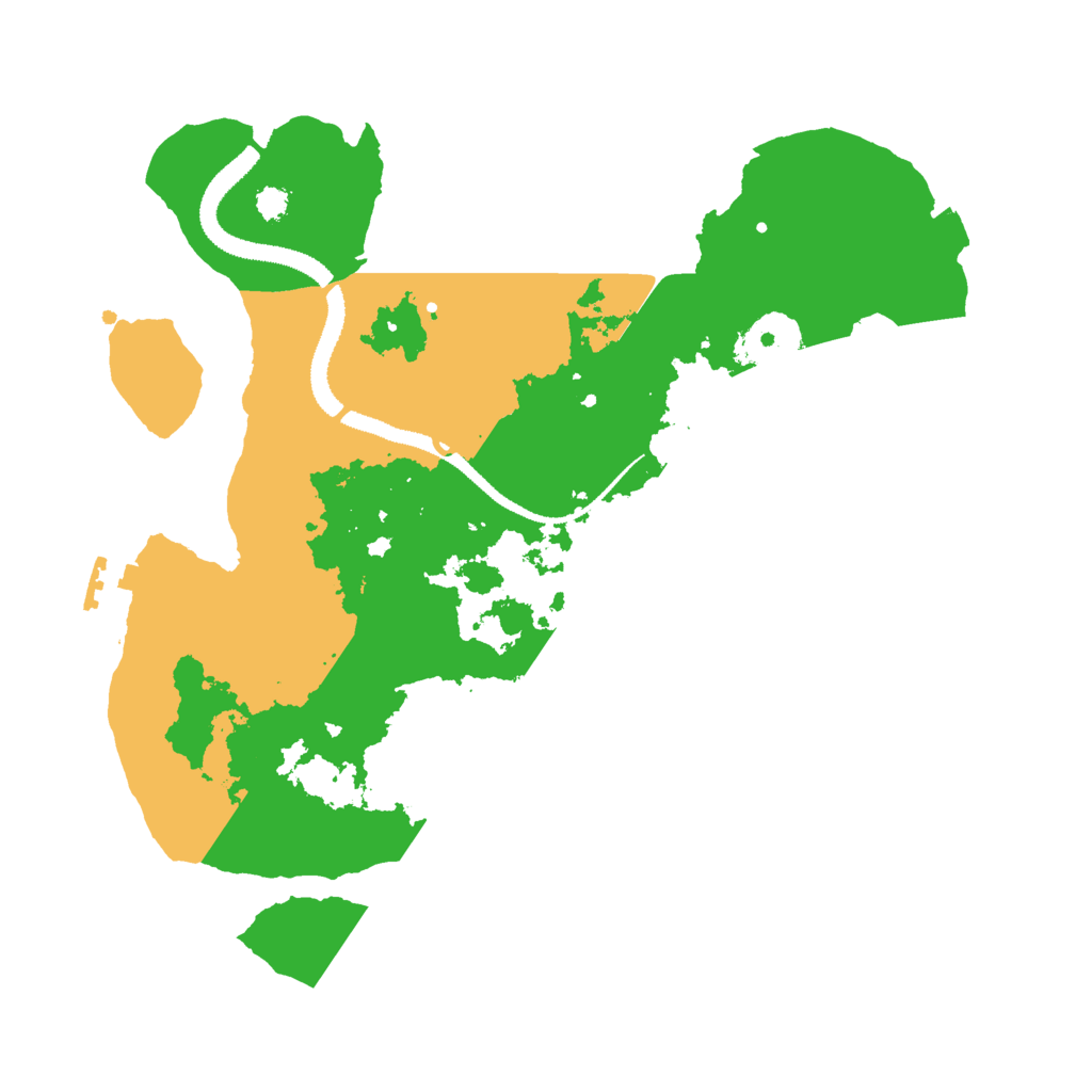 Biome Rust Map: Procedural Map, Size: 3000, Seed: 1987149459