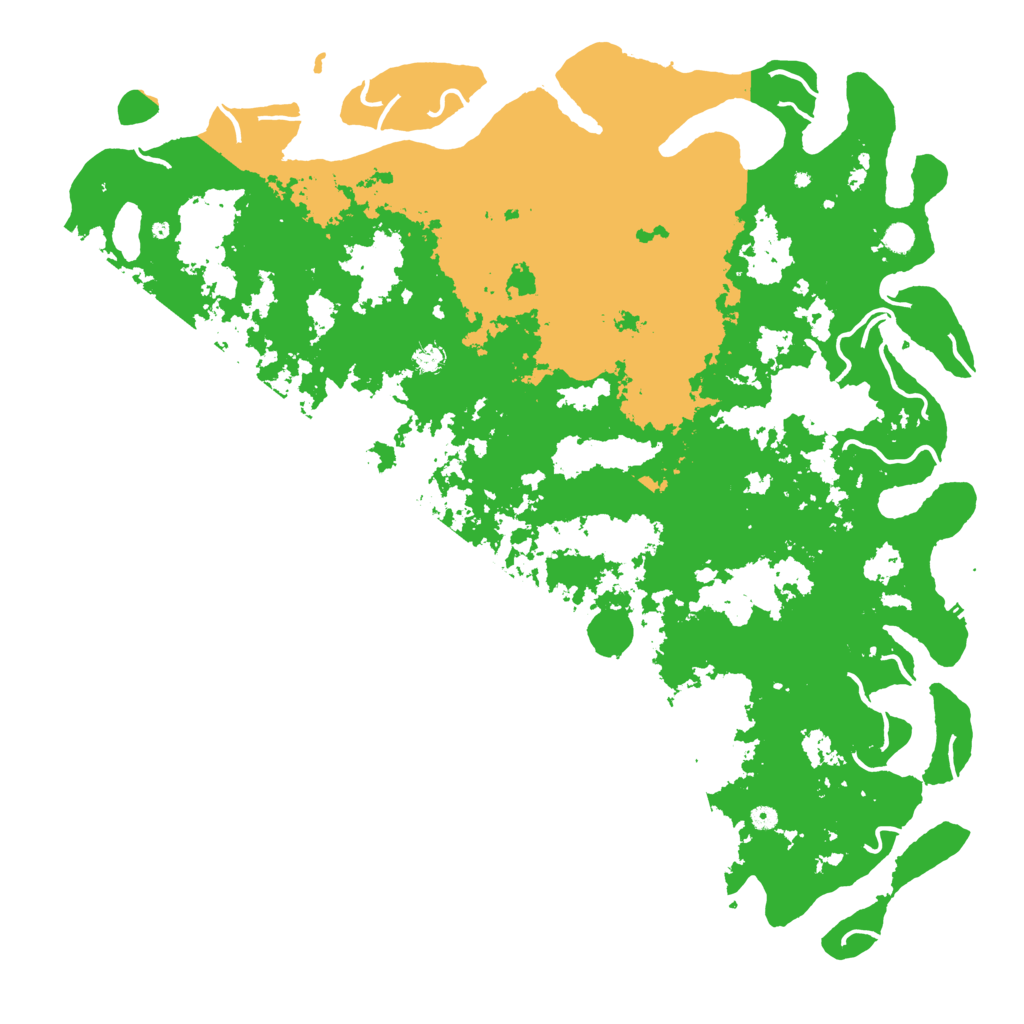 Biome Rust Map: Procedural Map, Size: 6000, Seed: 364364364