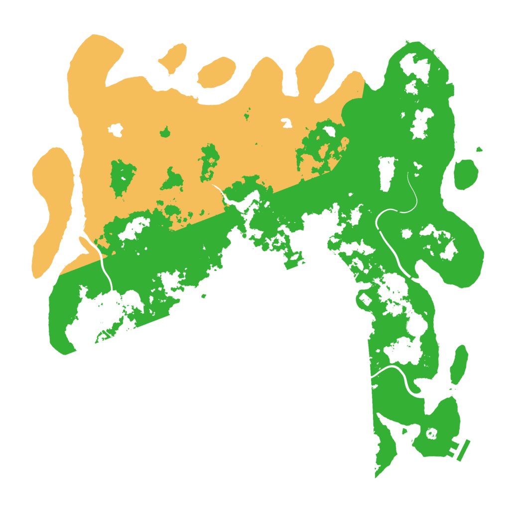 Biome Rust Map: Procedural Map, Size: 4500, Seed: 2879639