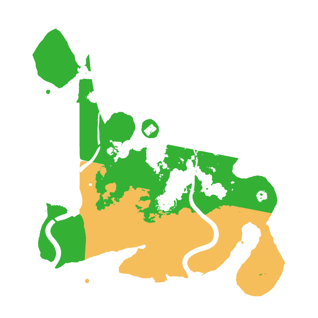 Biome Rust Map: Procedural Map, Size: 3000, Seed: 532440