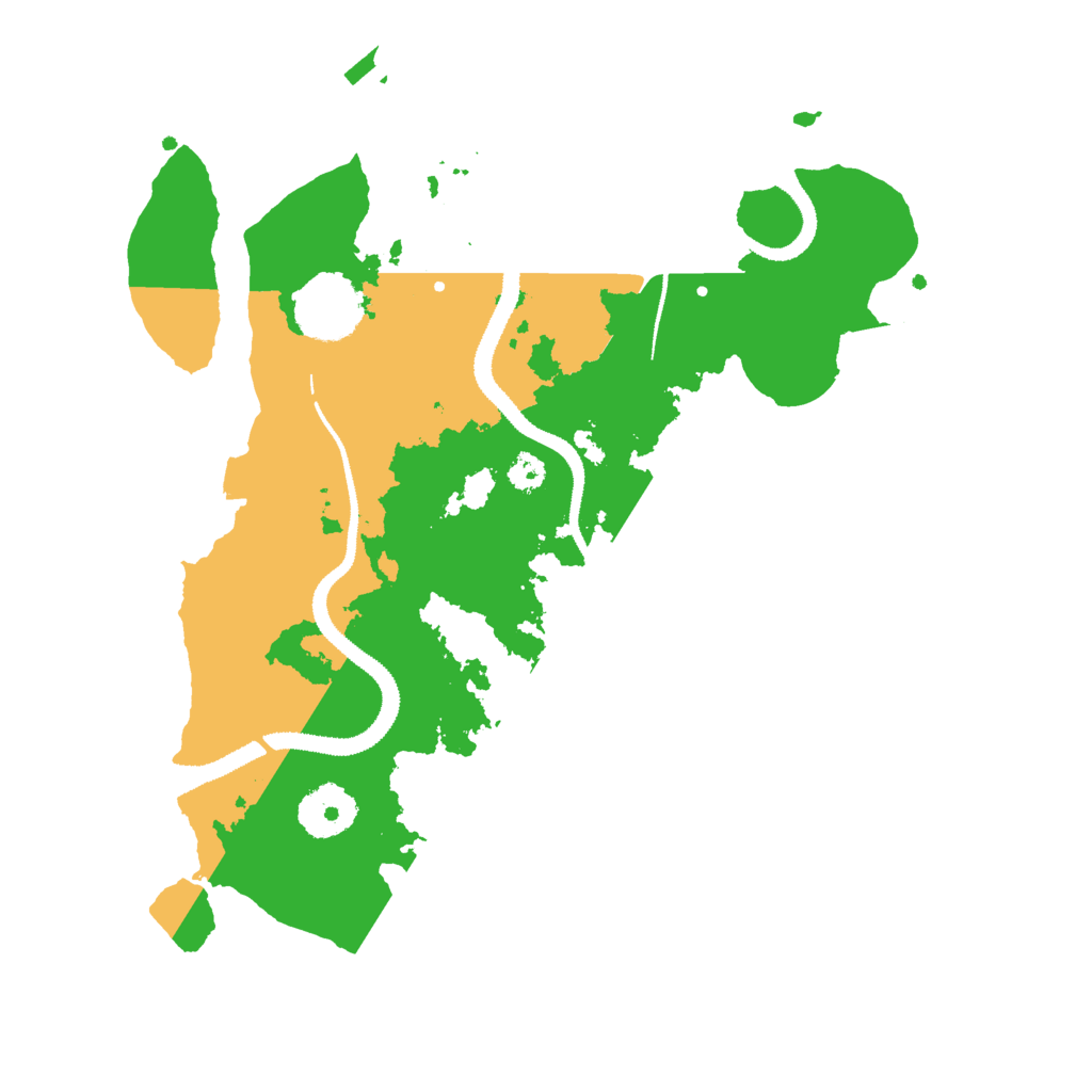 Biome Rust Map: Procedural Map, Size: 3000, Seed: 99137482