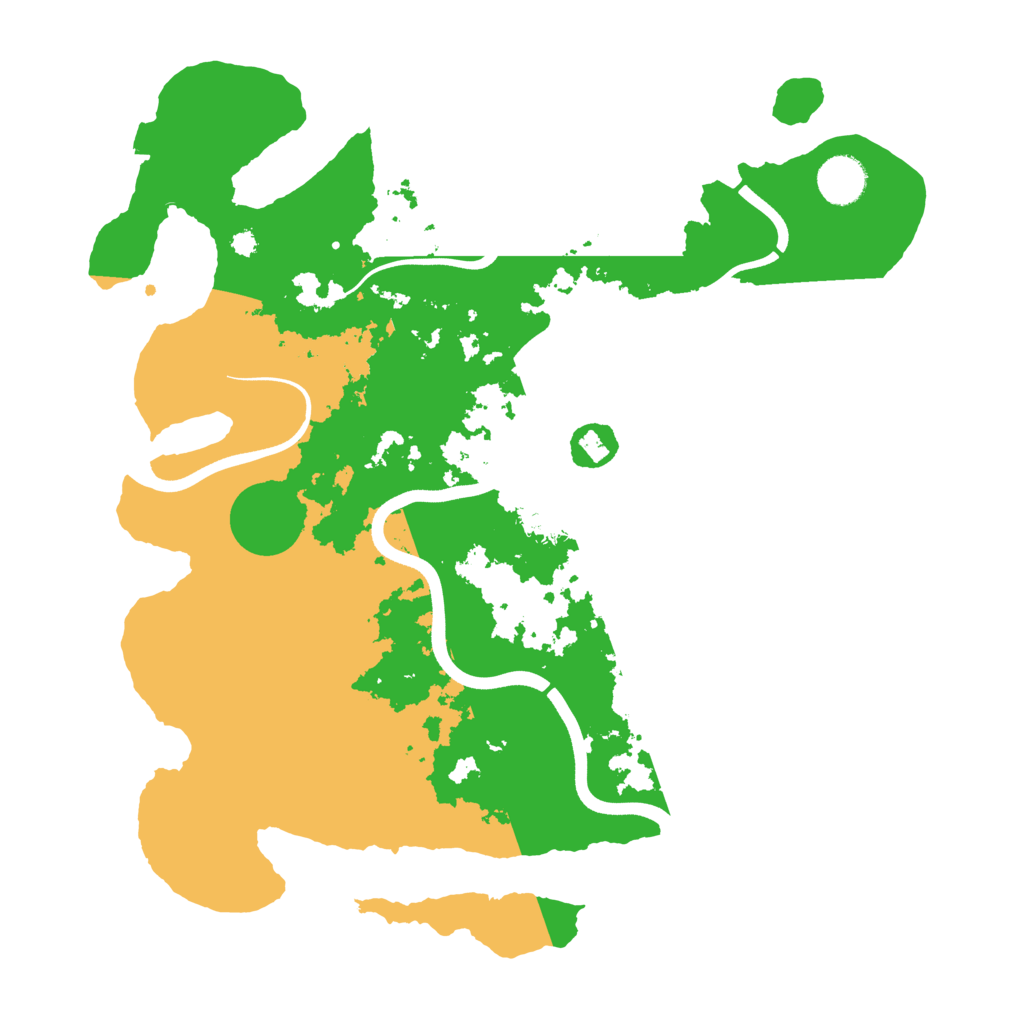 Biome Rust Map: Procedural Map, Size: 3700, Seed: 702855914