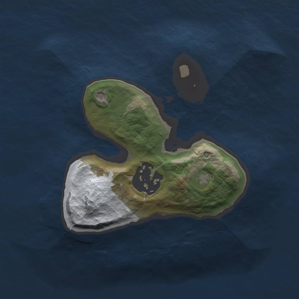 Rust Map: Barren, Size: 1500, Seed: 180382000, 3 Monuments