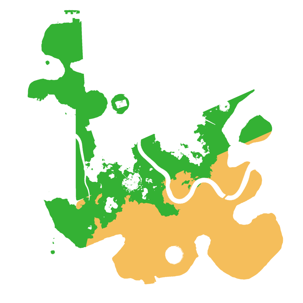 Biome Rust Map: Procedural Map, Size: 3000, Seed: 3333333
