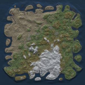 Thumbnail Rust Map: Procedural Map, Size: 6000, Seed: 270941973, 20 Monuments