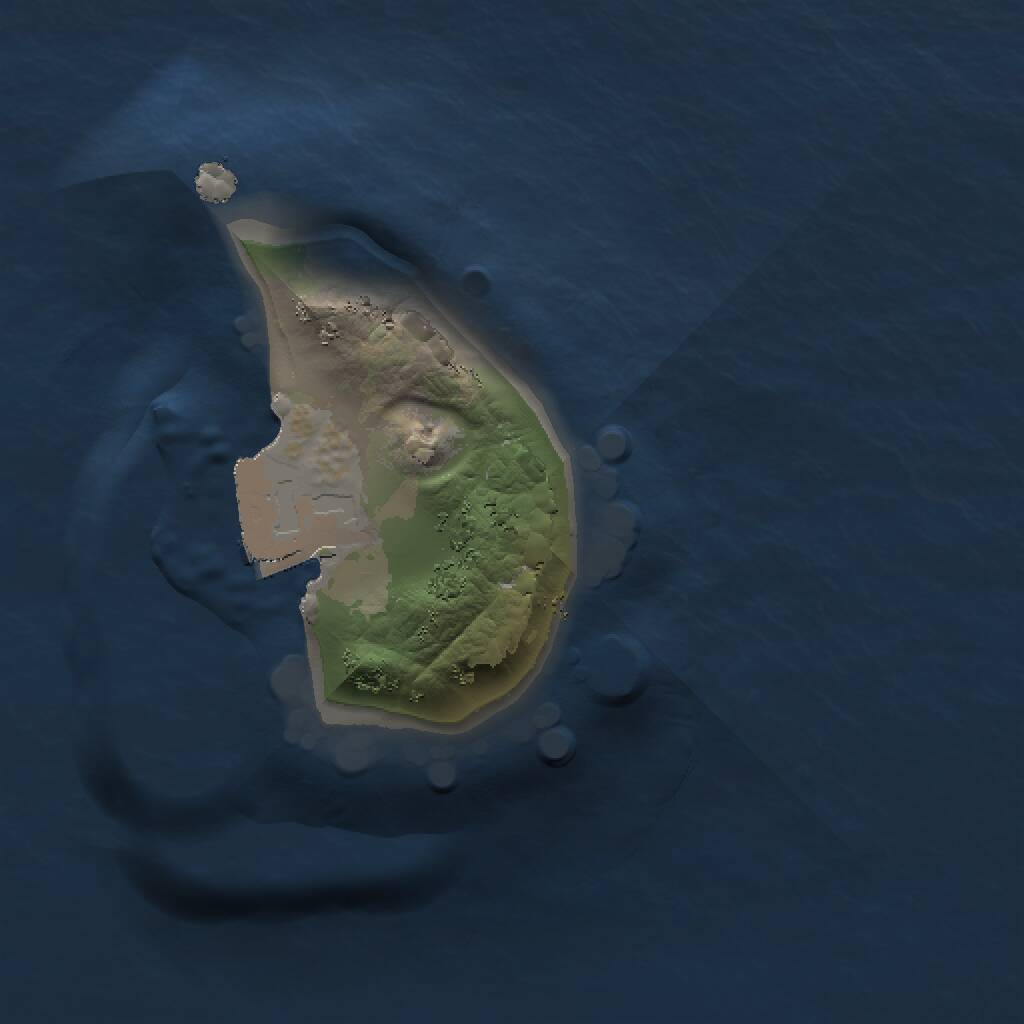 Rust Map: Procedural Map, Size: 1000, Seed: 61235134, 1 Monuments