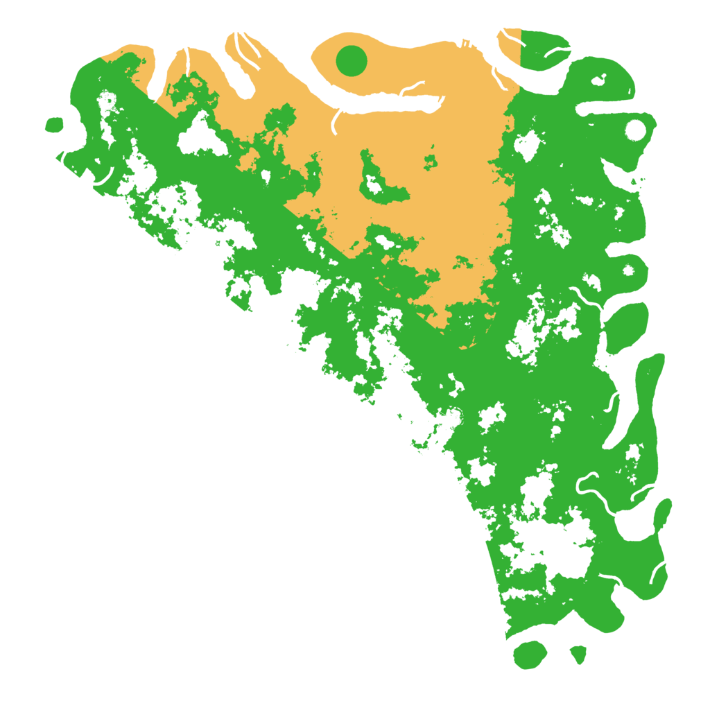 Biome Rust Map: Procedural Map, Size: 6000, Seed: 1005