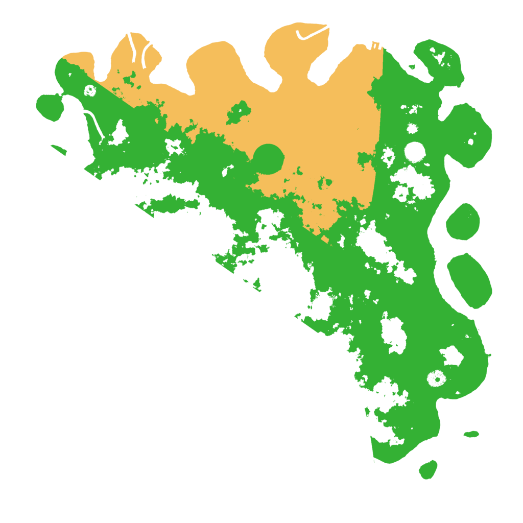 Biome Rust Map: Procedural Map, Size: 4500, Seed: 3004410