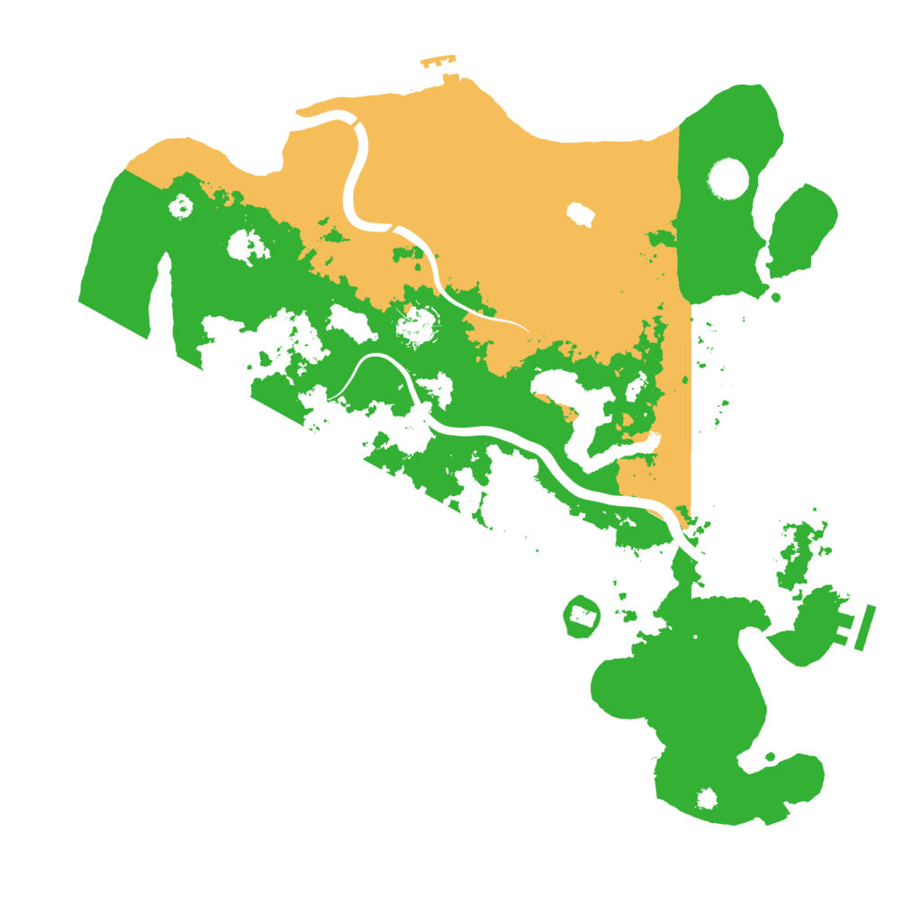 Biome Rust Map: Procedural Map, Size: 4000, Seed: 709117