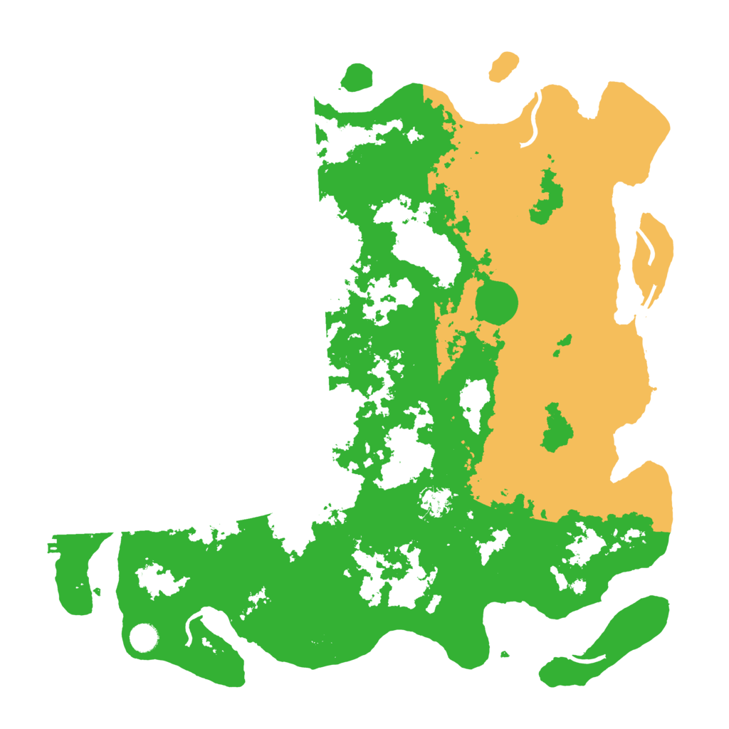 Biome Rust Map: Procedural Map, Size: 4500, Seed: 1847622186