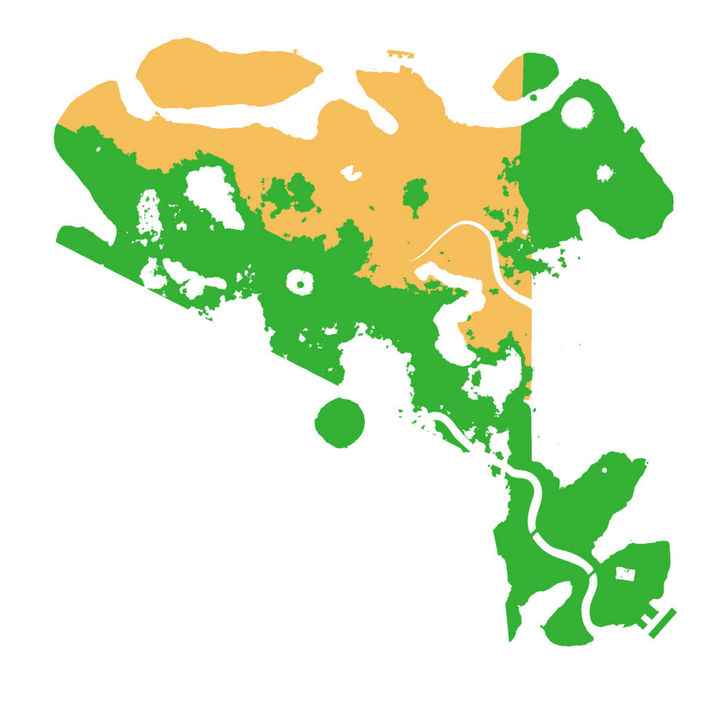 Biome Rust Map: Procedural Map, Size: 4000, Seed: 247652