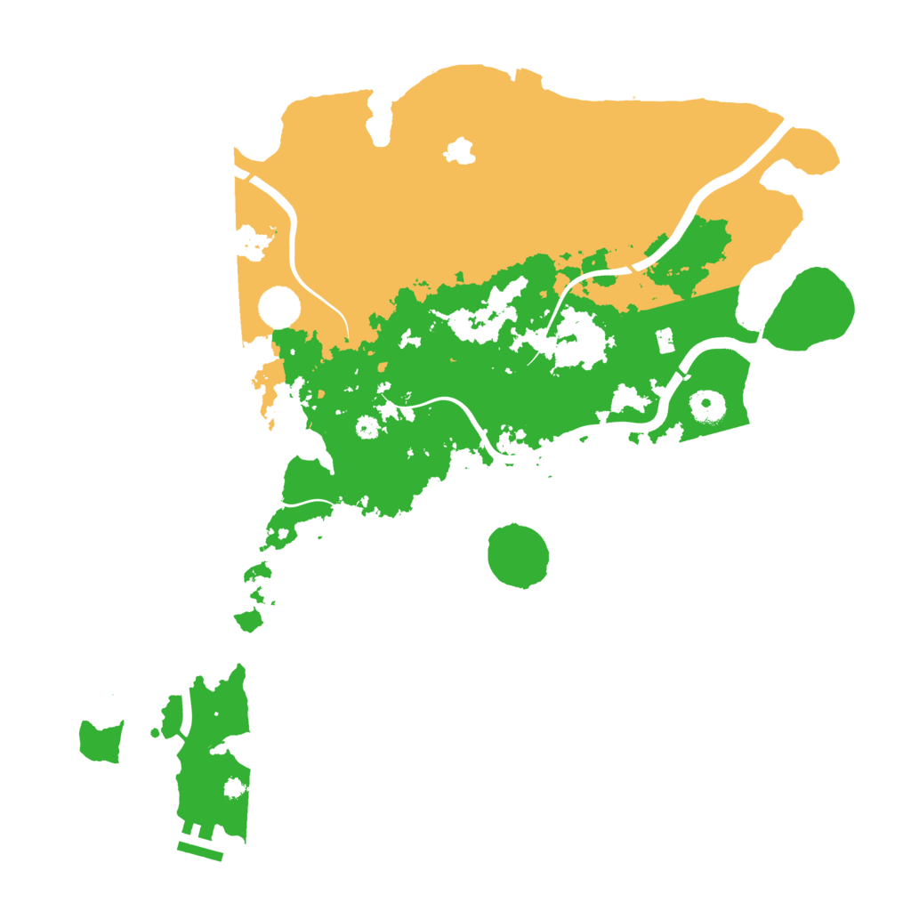 Biome Rust Map: Procedural Map, Size: 4000, Seed: 927677