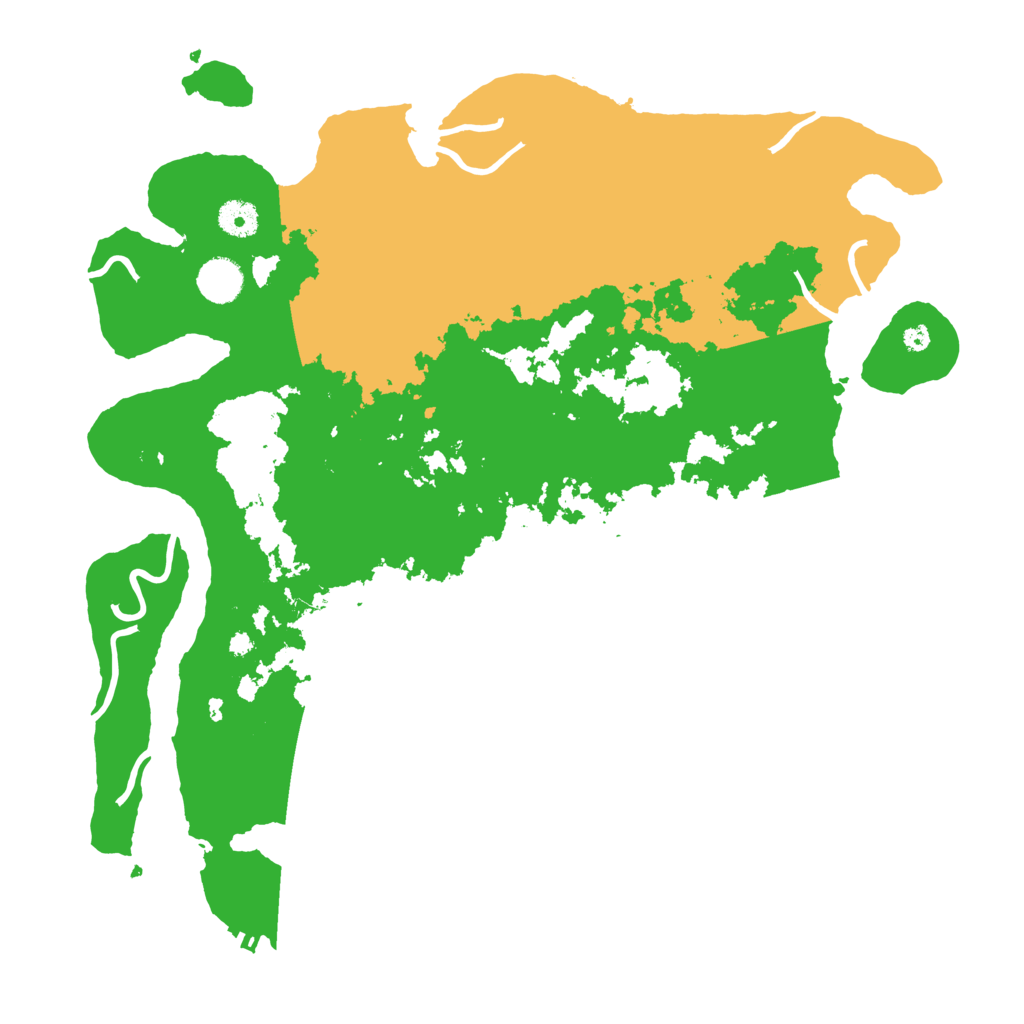 Biome Rust Map: Procedural Map, Size: 4000, Seed: 927677