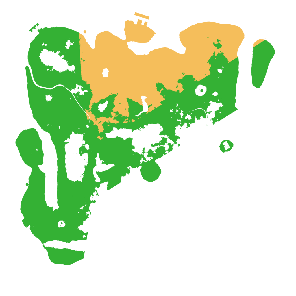 Biome Rust Map: Procedural Map, Size: 4000, Seed: 169322