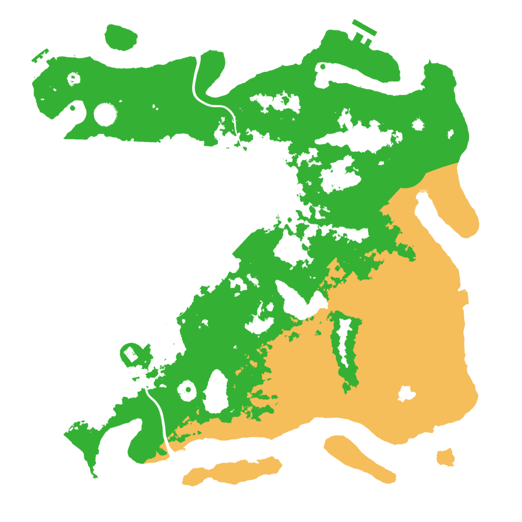 Biome Rust Map: Procedural Map, Size: 4000, Seed: 176045