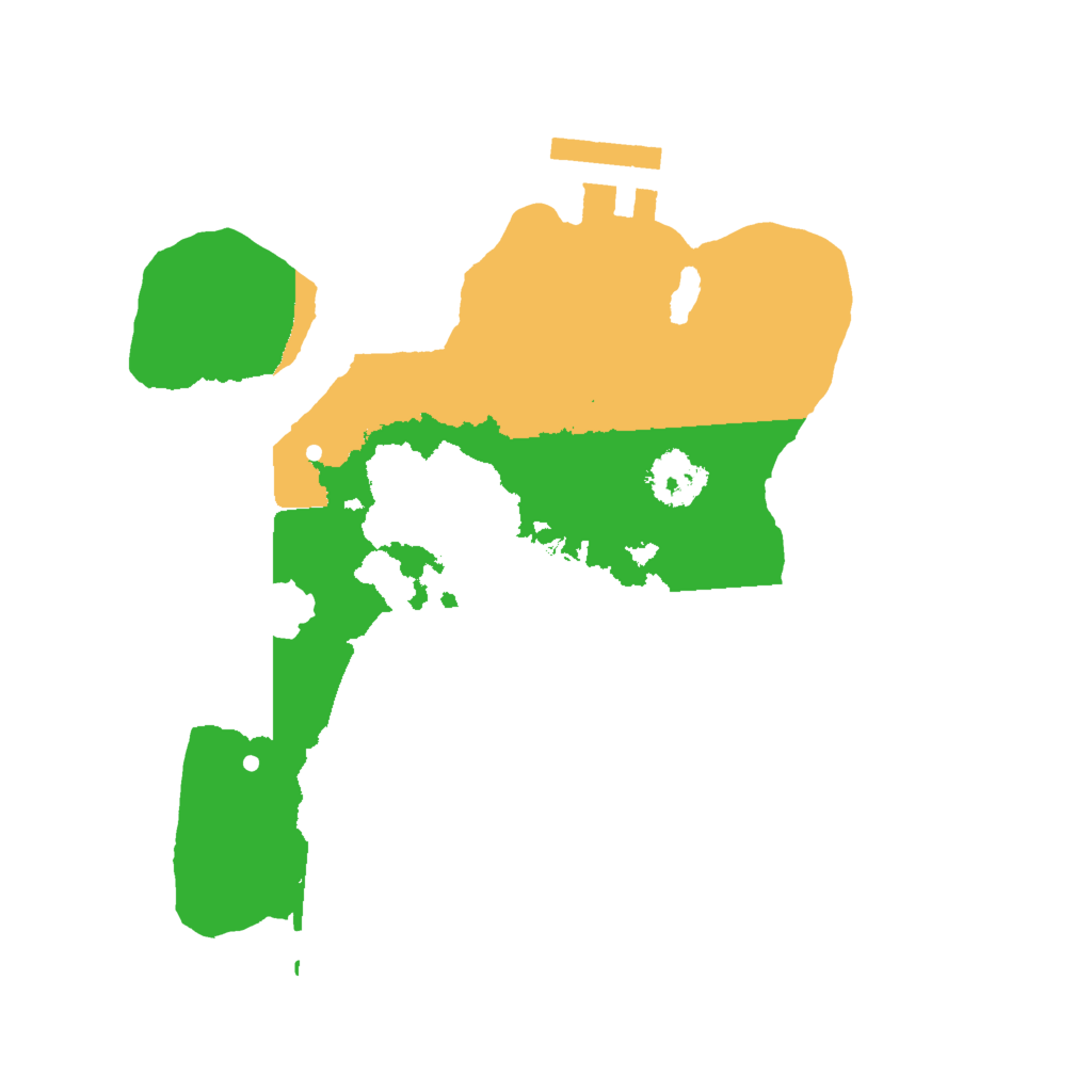 Biome Rust Map: Procedural Map, Size: 2000, Seed: 3871598