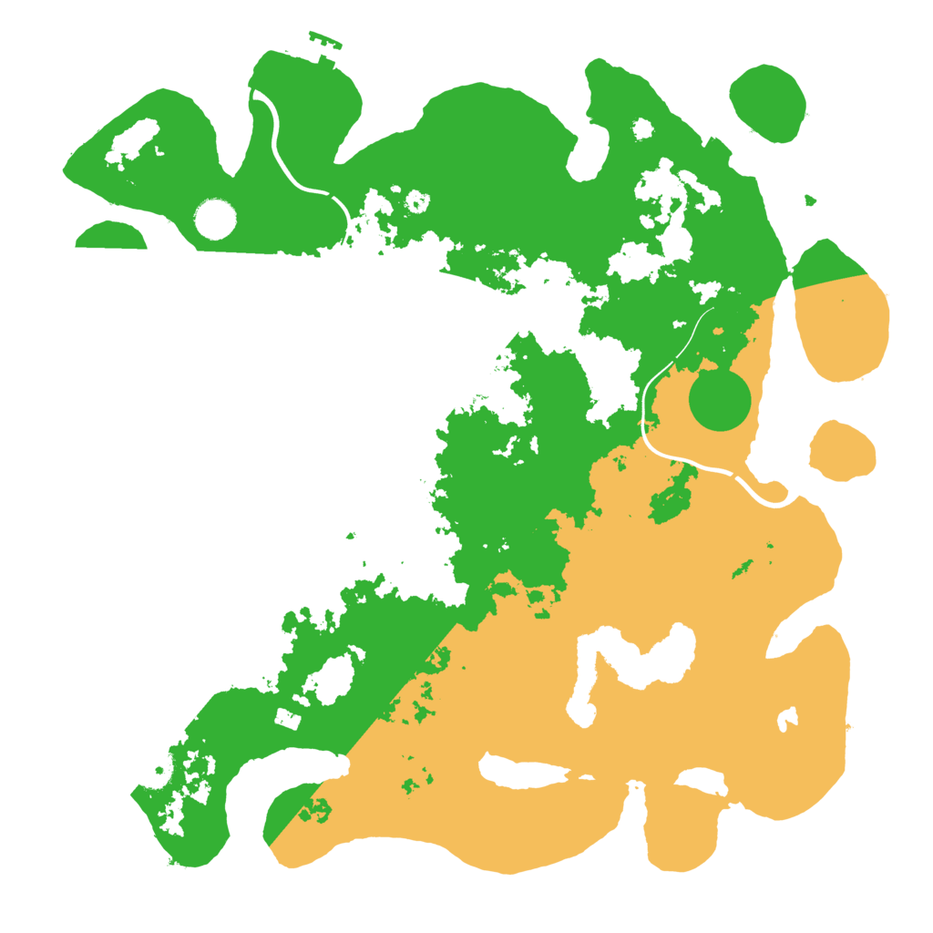 Biome Rust Map: Procedural Map, Size: 4000, Seed: 1486845528