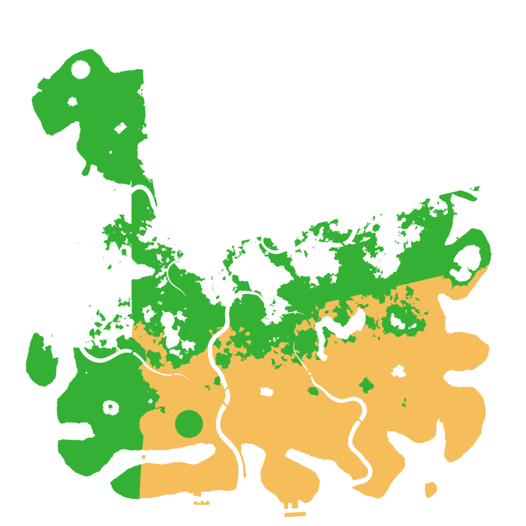Biome Rust Map: Procedural Map, Size: 5000, Seed: 1056491932