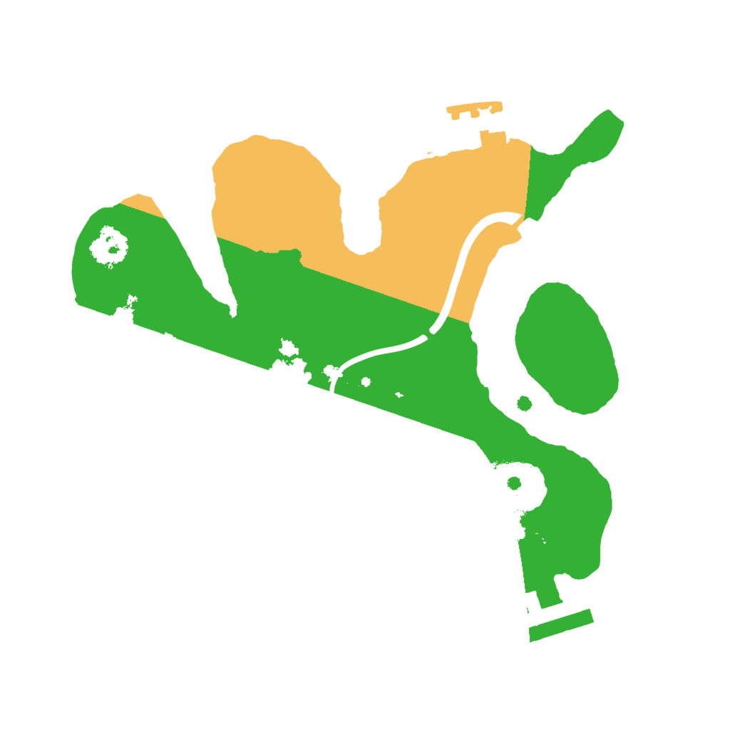 Biome Rust Map: Procedural Map, Size: 2000, Seed: 689777