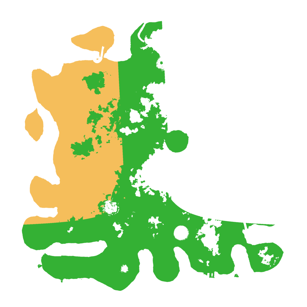 Biome Rust Map: Procedural Map, Size: 3700, Seed: 732084338