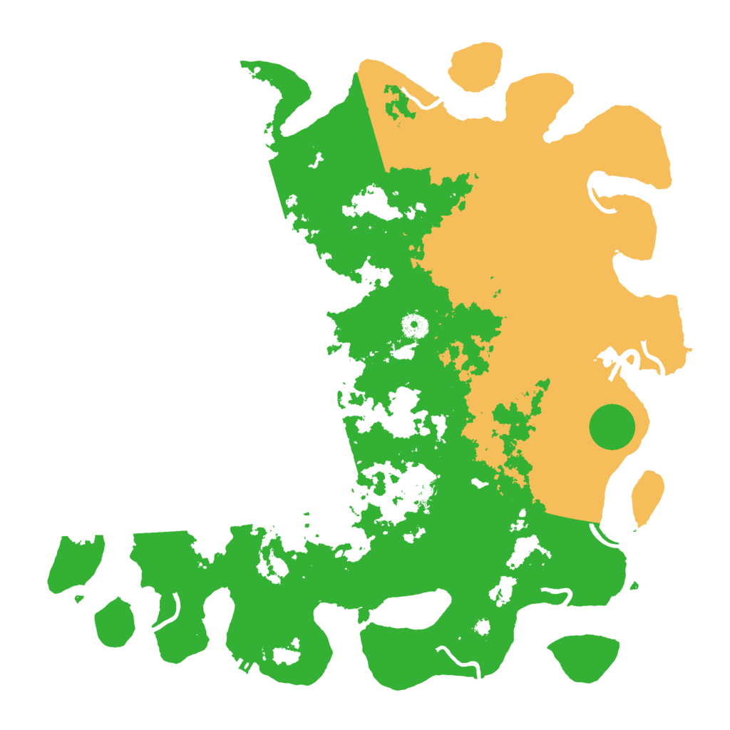 Biome Rust Map: Procedural Map, Size: 4200, Seed: 48000