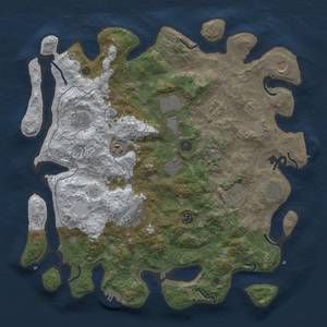 Thumbnail Rust Map: Procedural Map, Size: 4200, Seed: 48000, 19 Monuments