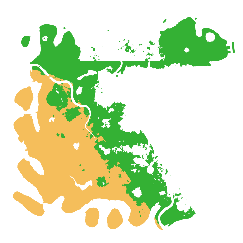 Biome Rust Map: Procedural Map, Size: 4500, Seed: 389878886