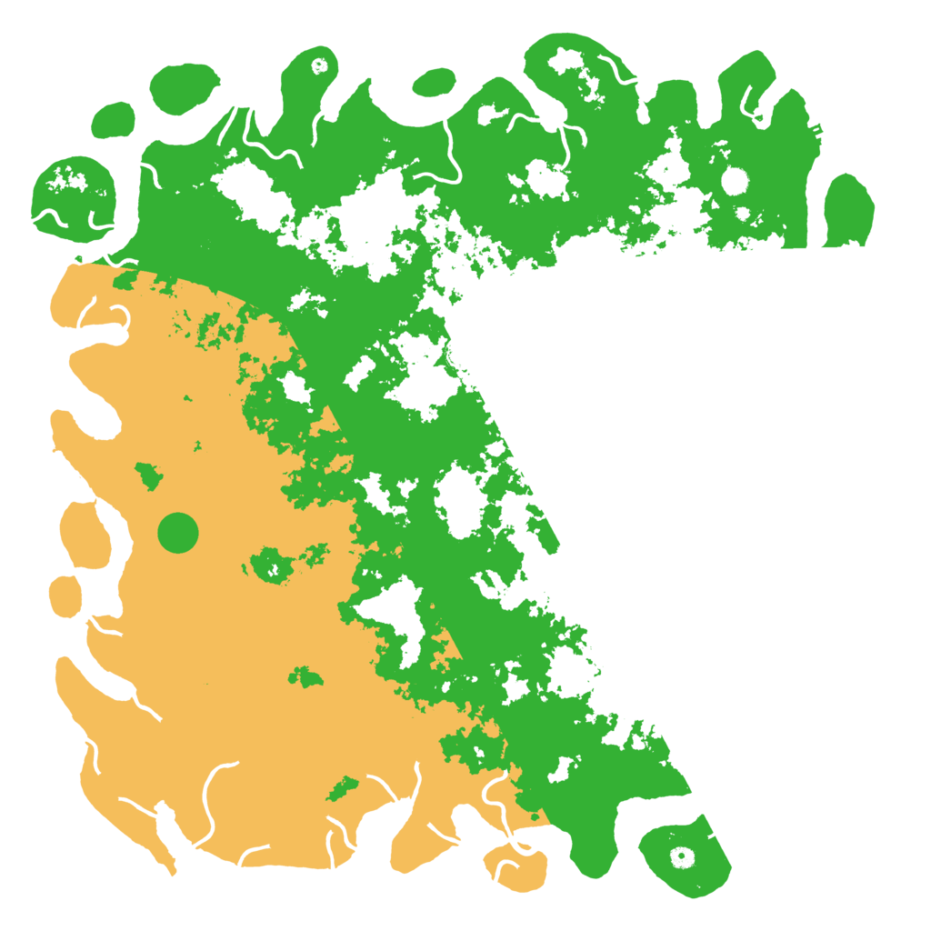 Biome Rust Map: Procedural Map, Size: 6000, Seed: 770955