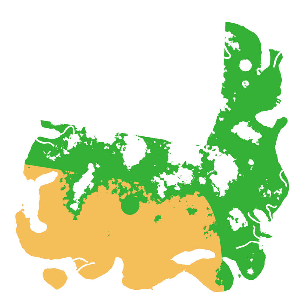 Biome Rust Map: Procedural Map, Size: 4500, Seed: 61564