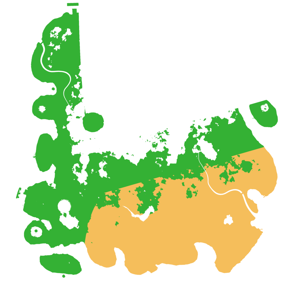 Biome Rust Map: Procedural Map, Size: 4000, Seed: 1206126049