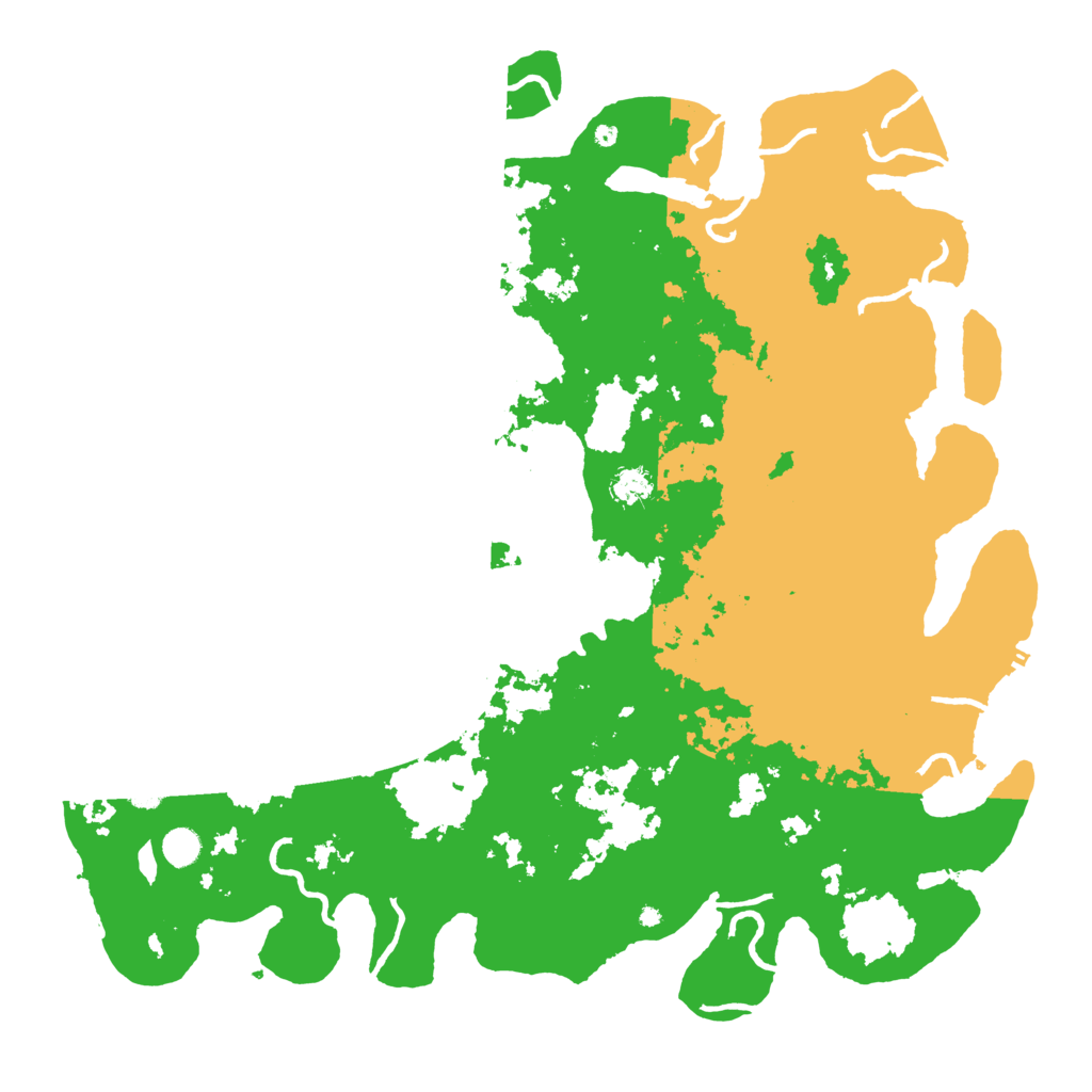 Biome Rust Map: Procedural Map, Size: 5000, Seed: 74525