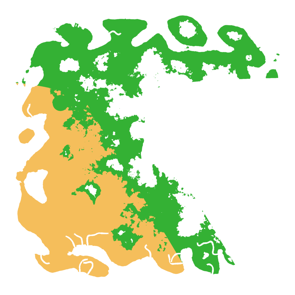 Biome Rust Map: Procedural Map, Size: 5000, Seed: 9569434