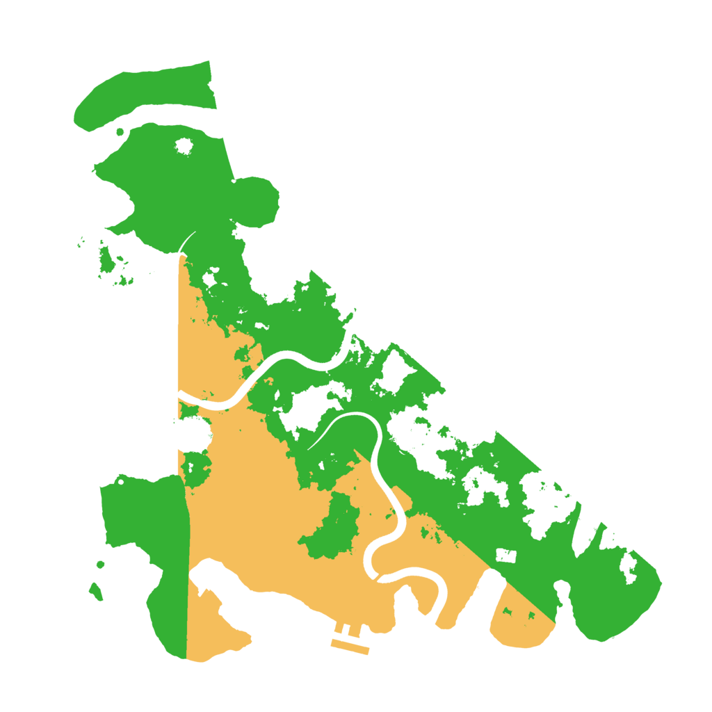 Biome Rust Map: Procedural Map, Size: 3750, Seed: 24