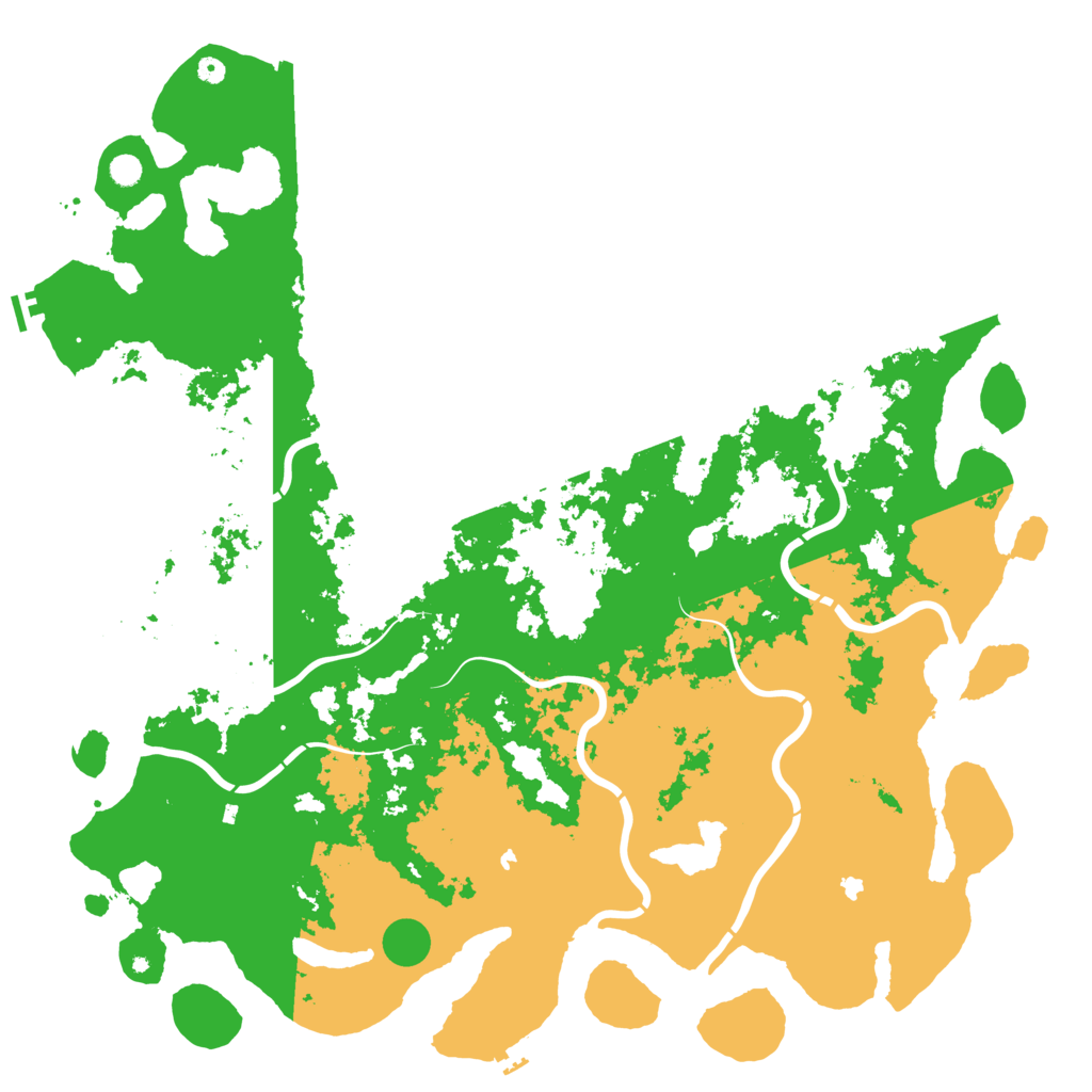 Biome Rust Map: Procedural Map, Size: 6000, Seed: 215981510