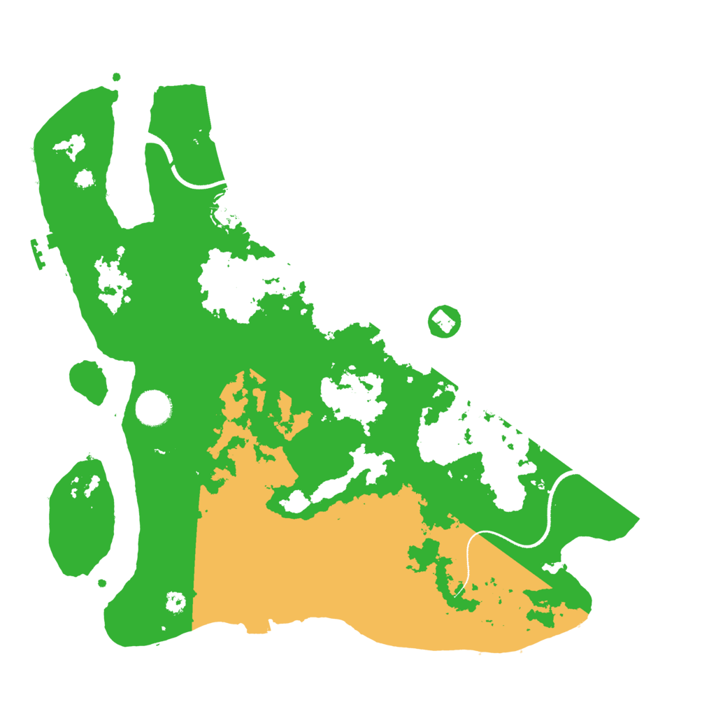 Biome Rust Map: Procedural Map, Size: 3500, Seed: 1494143413