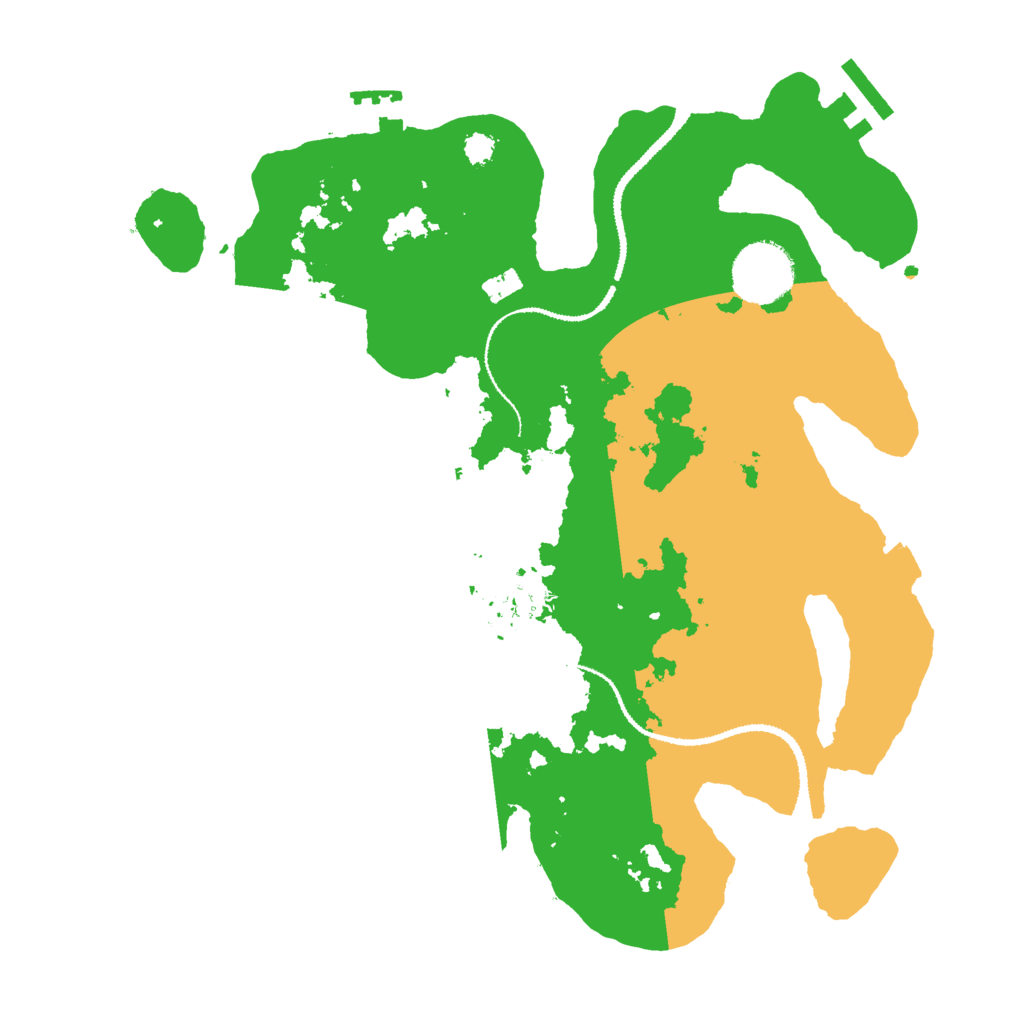 Biome Rust Map: Procedural Map, Size: 3000, Seed: 580307789