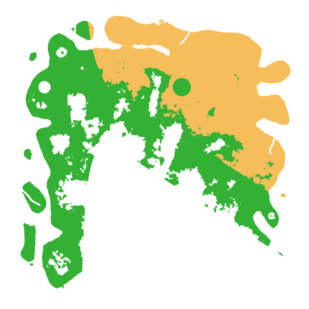 Biome Rust Map: Procedural Map, Size: 4500, Seed: 1052470715