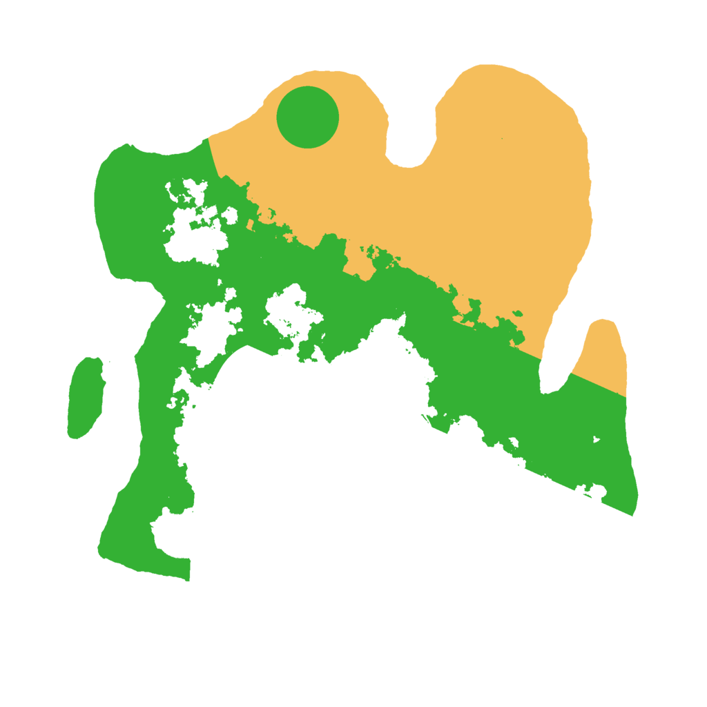 Biome Rust Map: Barren, Size: 3000, Seed: 168776