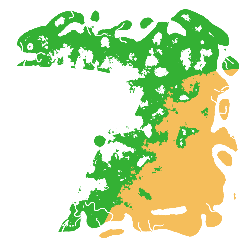 Biome Rust Map: Procedural Map, Size: 6000, Seed: 977895174