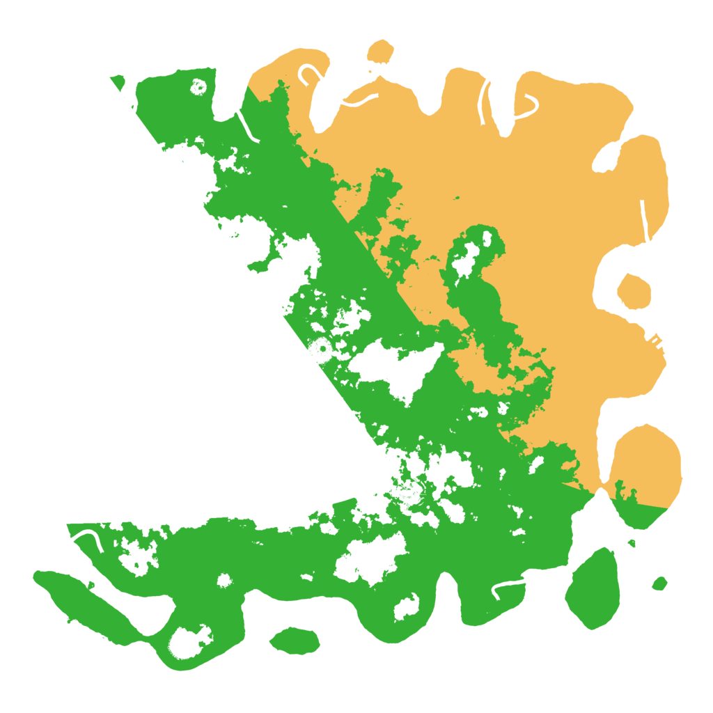 Biome Rust Map: Procedural Map, Size: 4500, Seed: 809939