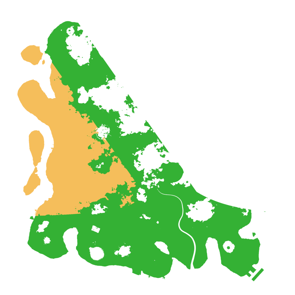 Biome Rust Map: Procedural Map, Size: 3900, Seed: 906109