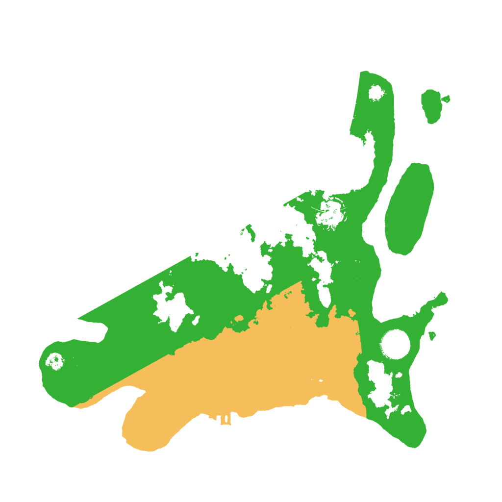 Biome Rust Map: Procedural Map, Size: 3000, Seed: 909039