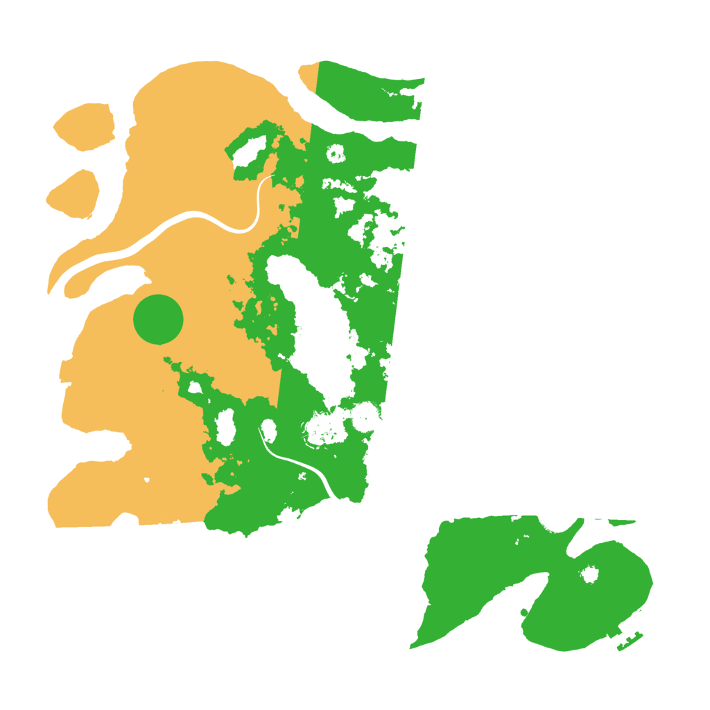 Biome Rust Map: Procedural Map, Size: 3750, Seed: 644147