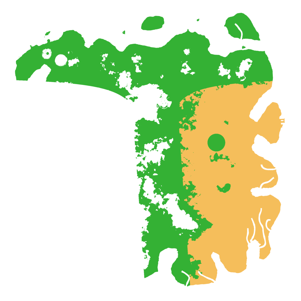 Biome Rust Map: Procedural Map, Size: 4495, Seed: 100