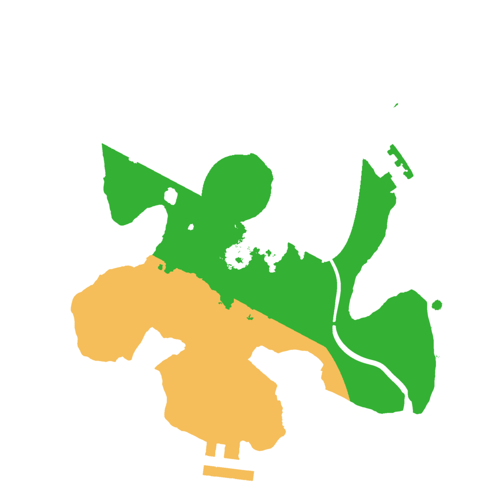 Biome Rust Map: Procedural Map, Size: 2000, Seed: 171228783