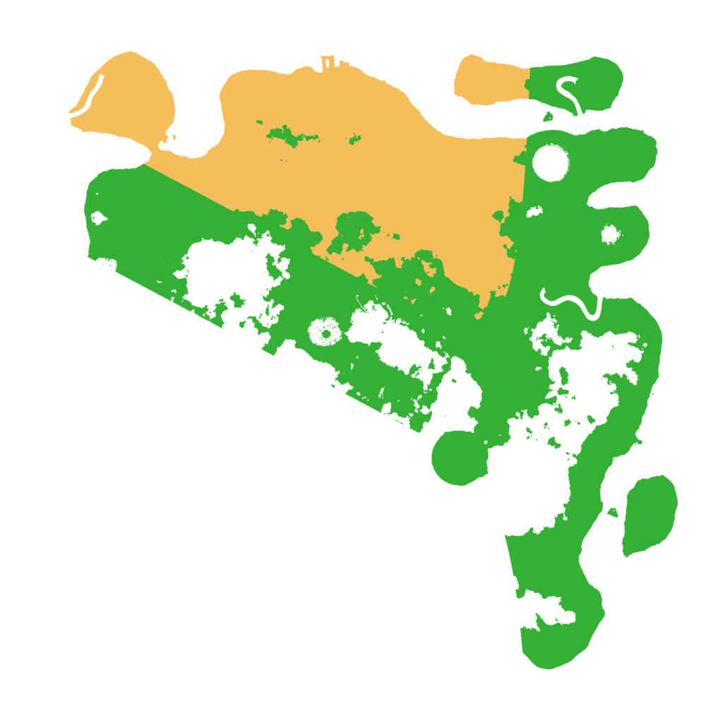 Biome Rust Map: Procedural Map, Size: 3500, Seed: 14253