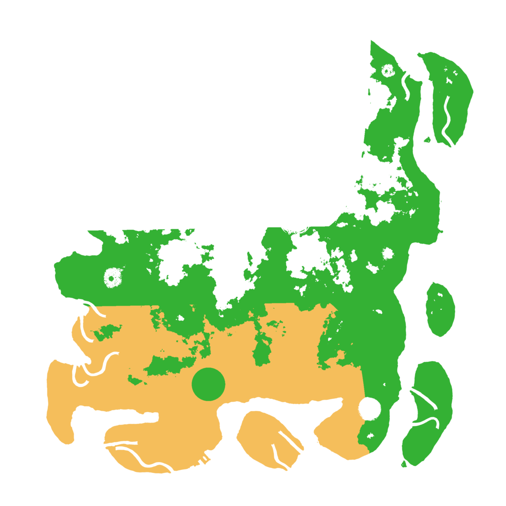 Biome Rust Map: Procedural Map, Size: 4000, Seed: 653421